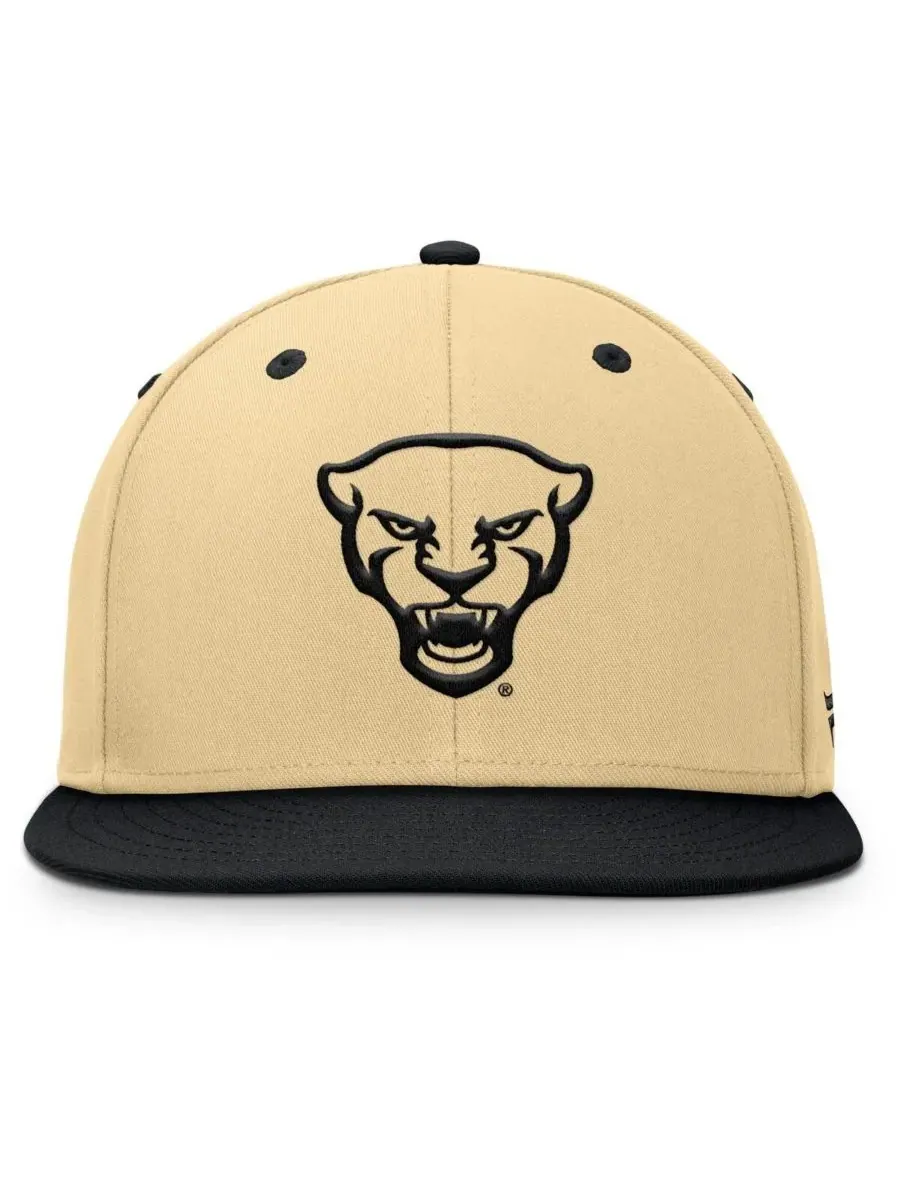 Fanatics Мужская бейсболка Pitt Panthers Balance Fitted цвета хаки/черный — изображение 2 из 4, хаки черный