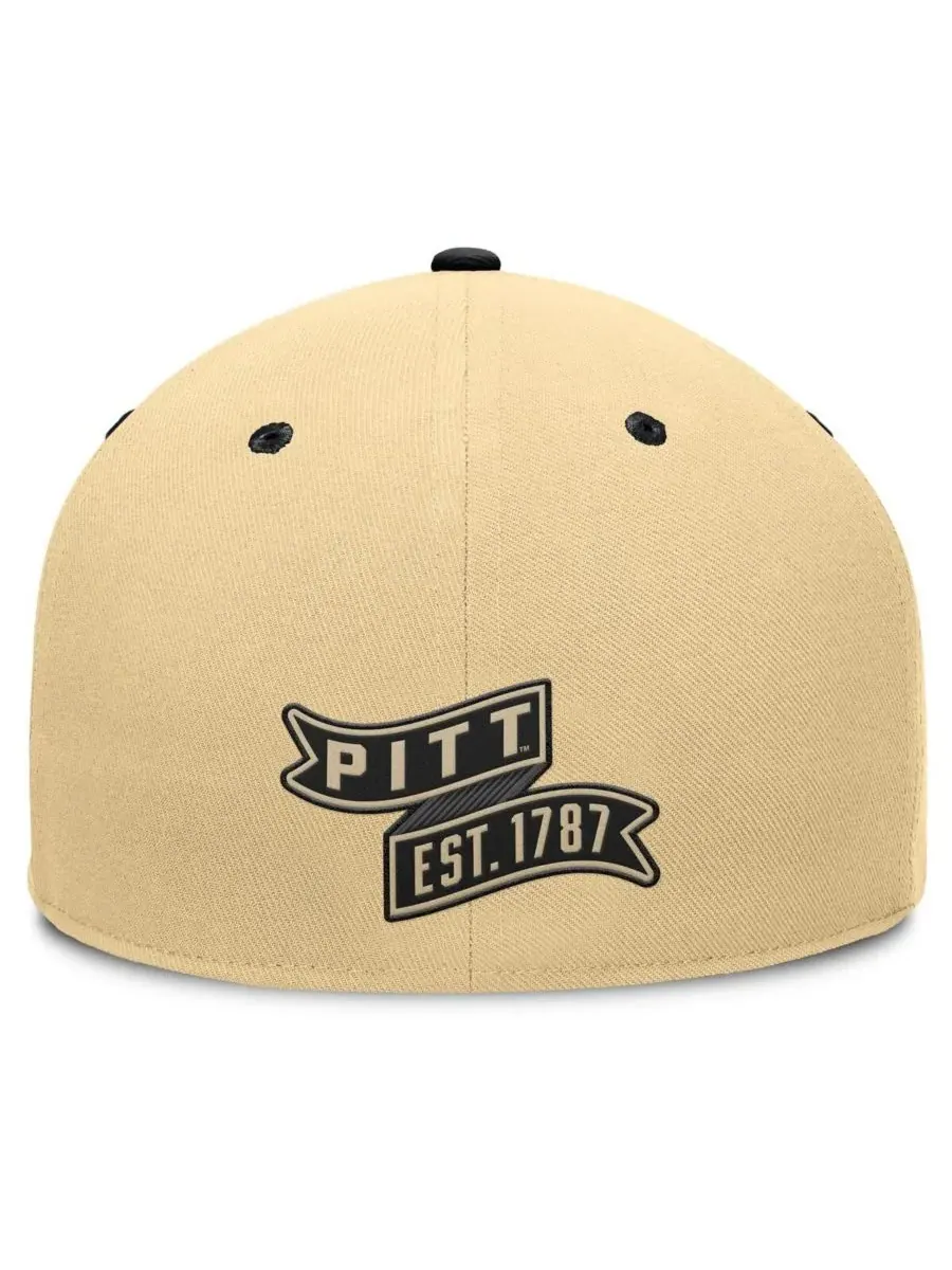 Fanatics Мужская бейсболка Pitt Panthers Balance Fitted цвета хаки/черный — изображение 4 из 4, хаки черный