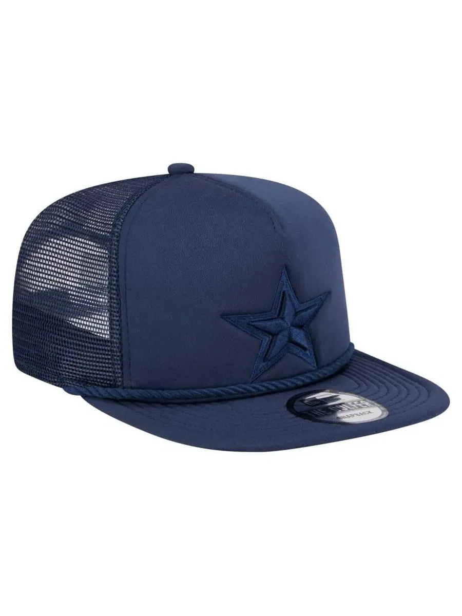 New Era Мужская темно-синяя бейсболка Dallas Cowboys Active Tone Golfer Snapback — изображение 4 из 5, темно-синий
