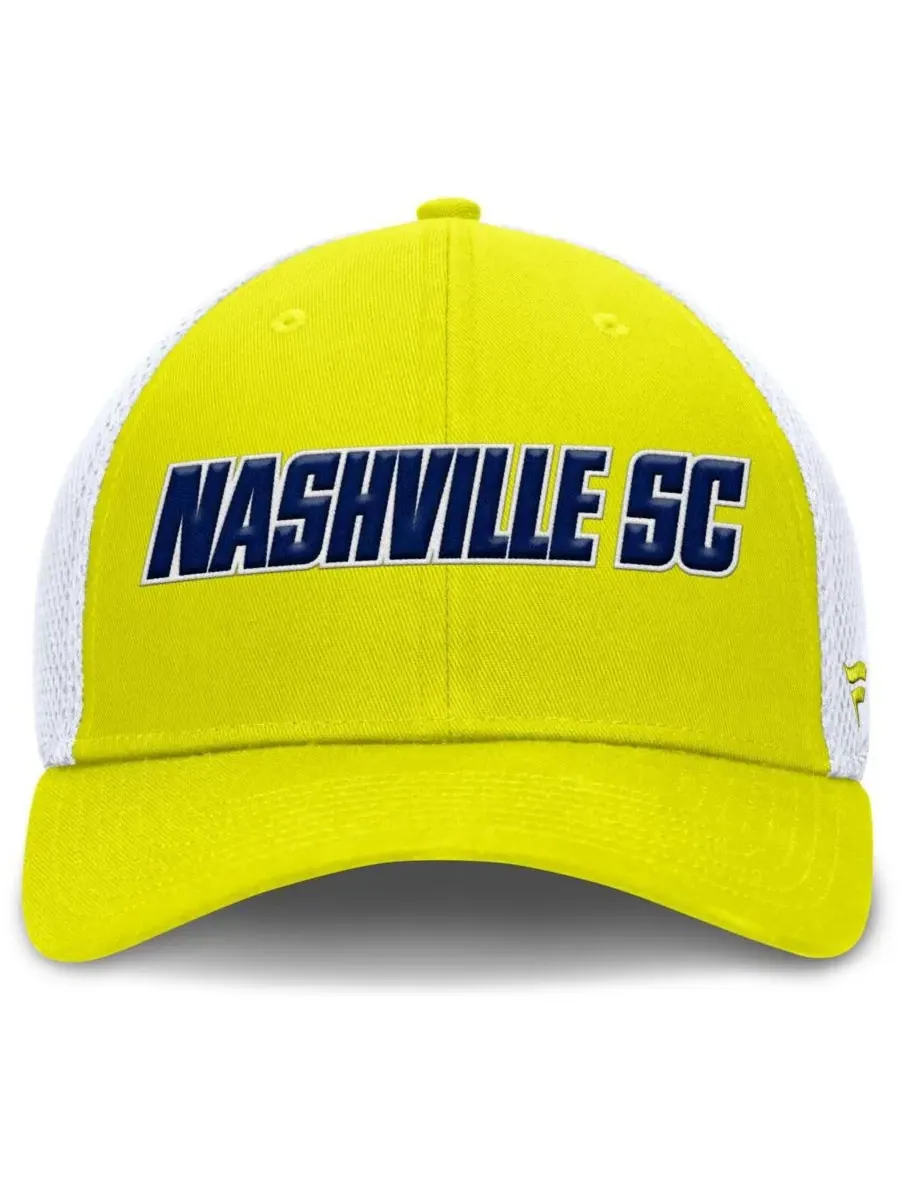 Fanatics Мужская желтая кепка Nashville SC Rocket Flex — изображение 2 из 4, желтый