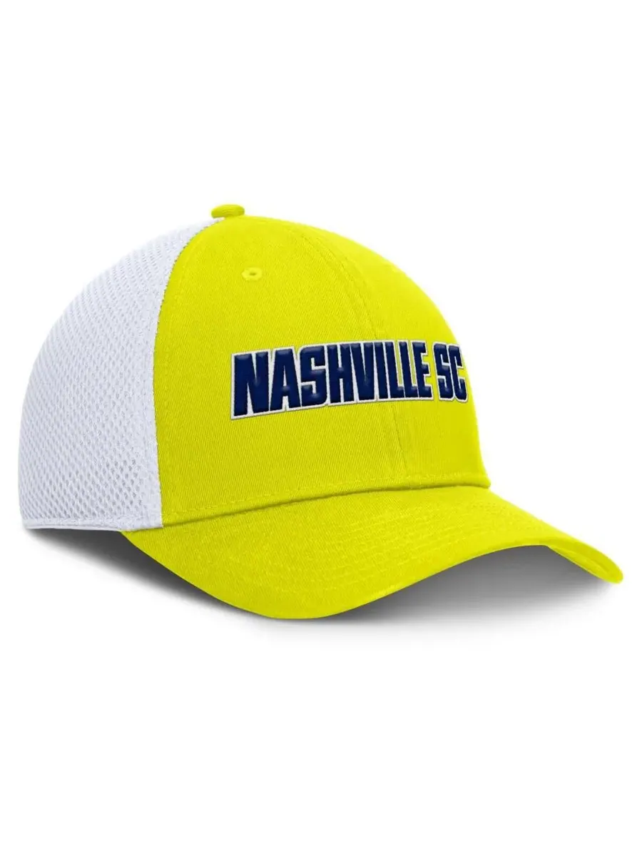 Fanatics Мужская желтая кепка Nashville SC Rocket Flex — изображение 3 из 4, желтый