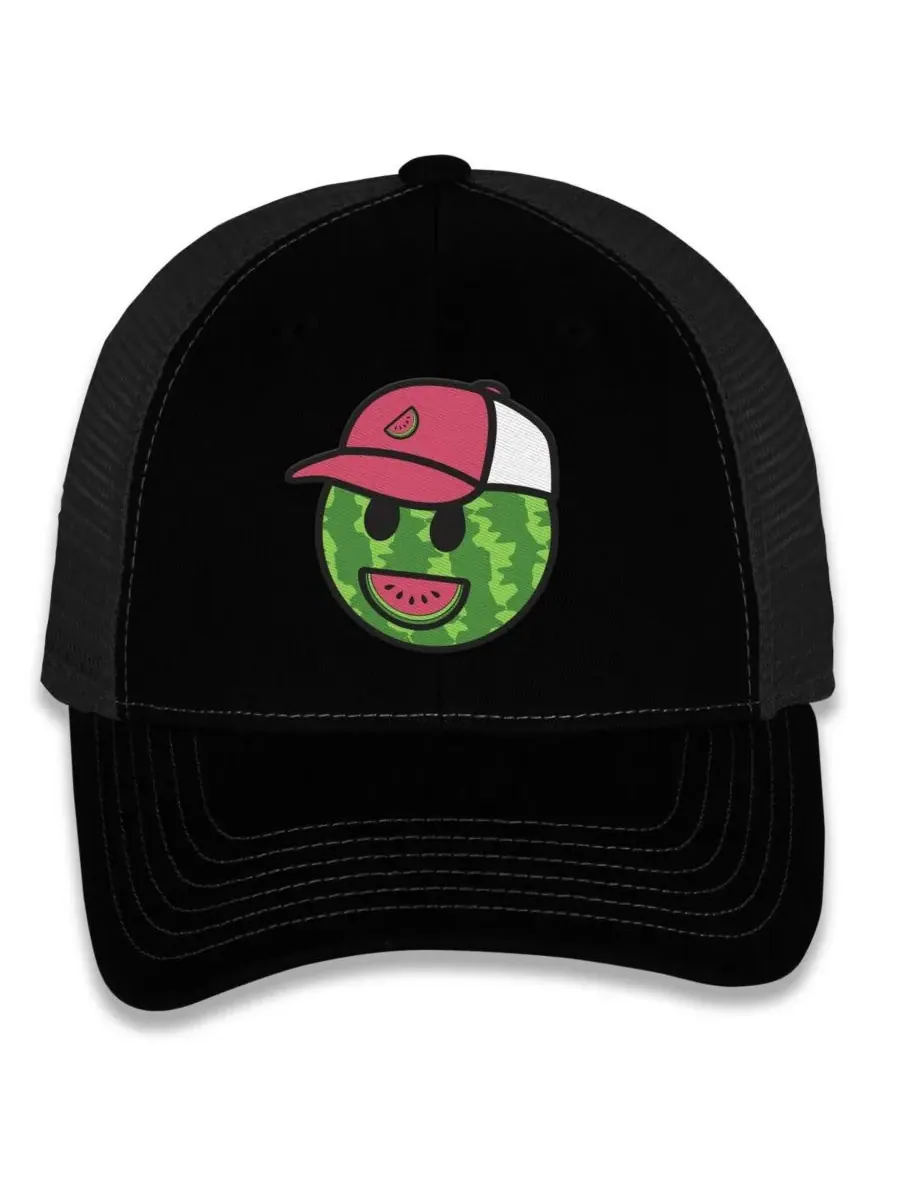 Trackhouse Racing Team Collection Мужская регулируемая кепка Black Ross Chastain Melon Man — изображение 2 из 5, черный