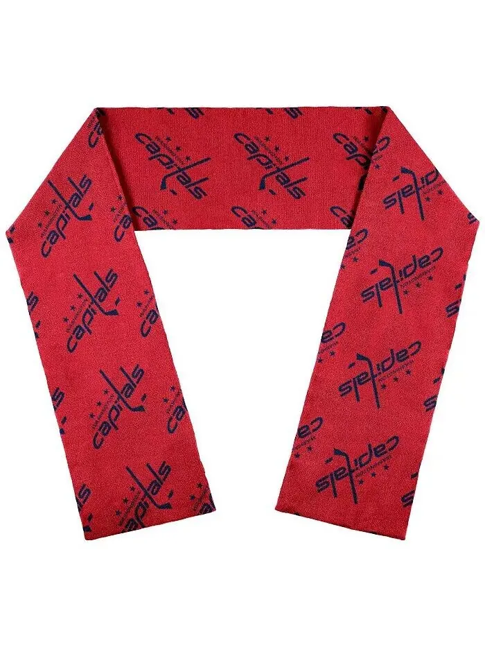 Женский шарф с надписью команды Washington Capitals Wear By Erin Andrews — изображение 1 из 1, красный
