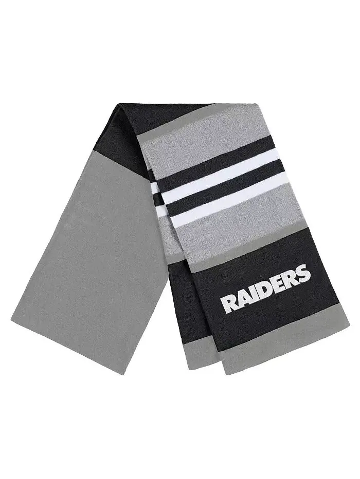 Женский комплект перчаток и шарфа Las Vegas Raiders Stripe WEAR by Erin Andrews — изображение 2 из 3