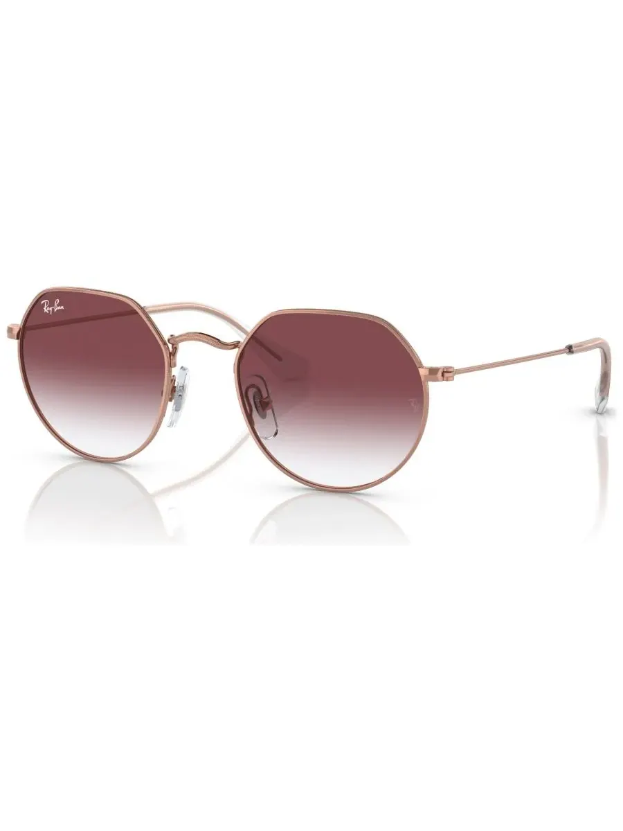 Детские солнцезащитные очки, RJ9565 (для детей 11-13 лет) Ray-Ban Jr — изображение 1 из 6, розовый золотистый
