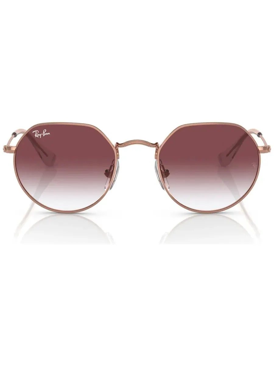 Детские солнцезащитные очки, RJ9565 (для детей 11-13 лет) Ray-Ban Jr — изображение 2 из 6, розовый золотистый