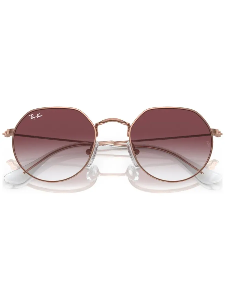 Детские солнцезащитные очки, RJ9565 (для детей 11-13 лет) Ray-Ban Jr — изображение 5 из 6, розовый золотистый