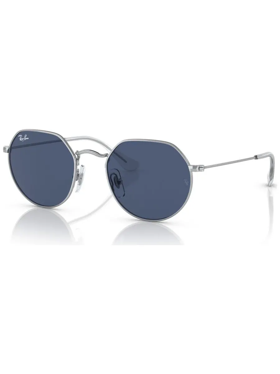 Детские солнцезащитные очки, RJ9565 (для детей 11-13 лет) Ray-Ban Jr, серебро-tone — изображение 1 из 6, серебристый