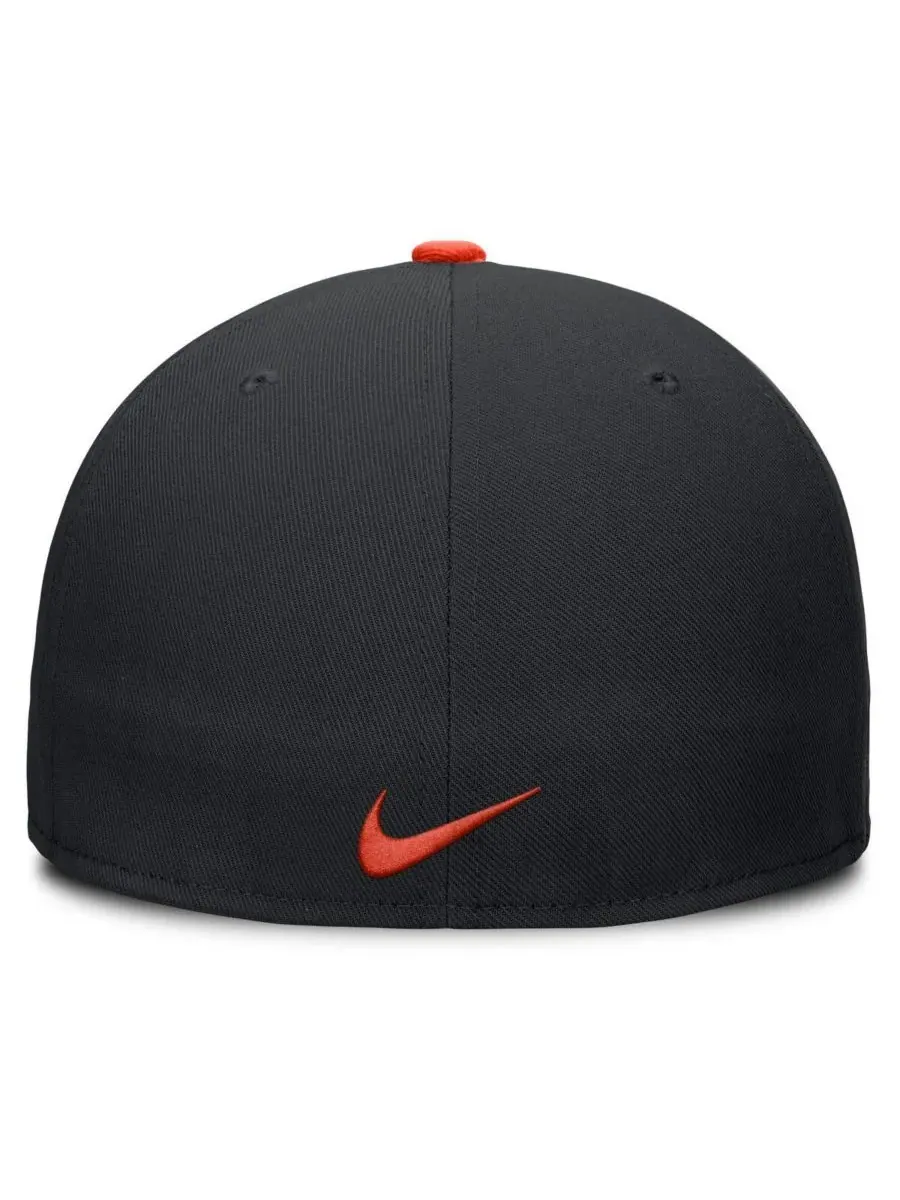 Nike Мужская черная бейсболка Baltimore Orioles True Performance Fitted Hat — изображение 4 из 4, черный