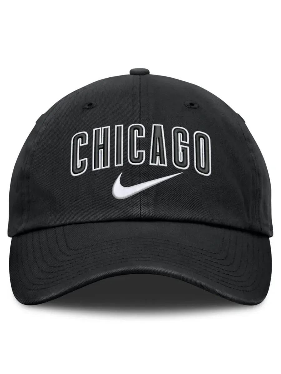 Бейсболка Chicago Cubs с вышивкой Nike — изображение 2 из 4, черный