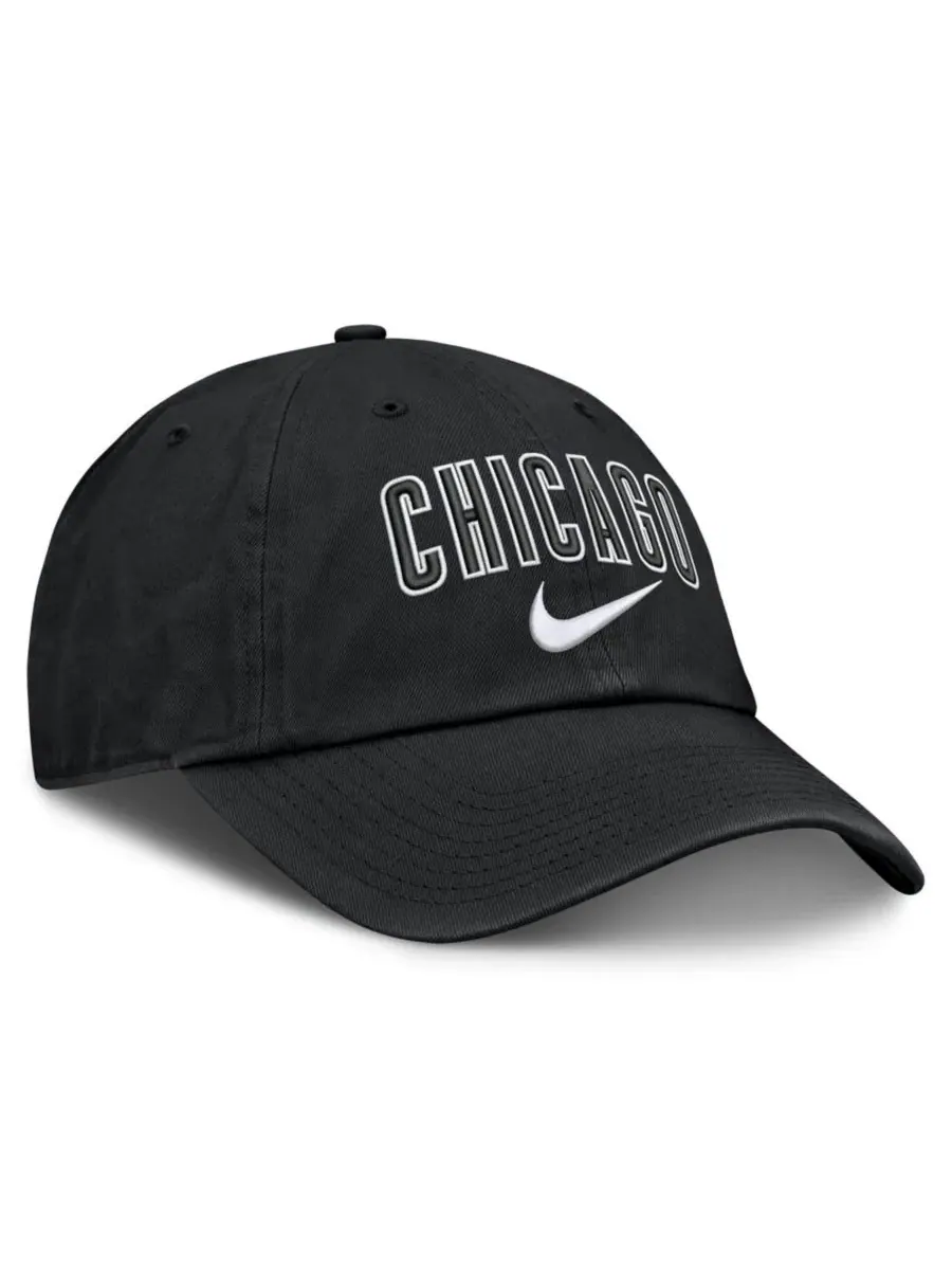 Бейсболка Chicago Cubs с вышивкой Nike — изображение 3 из 4, черный