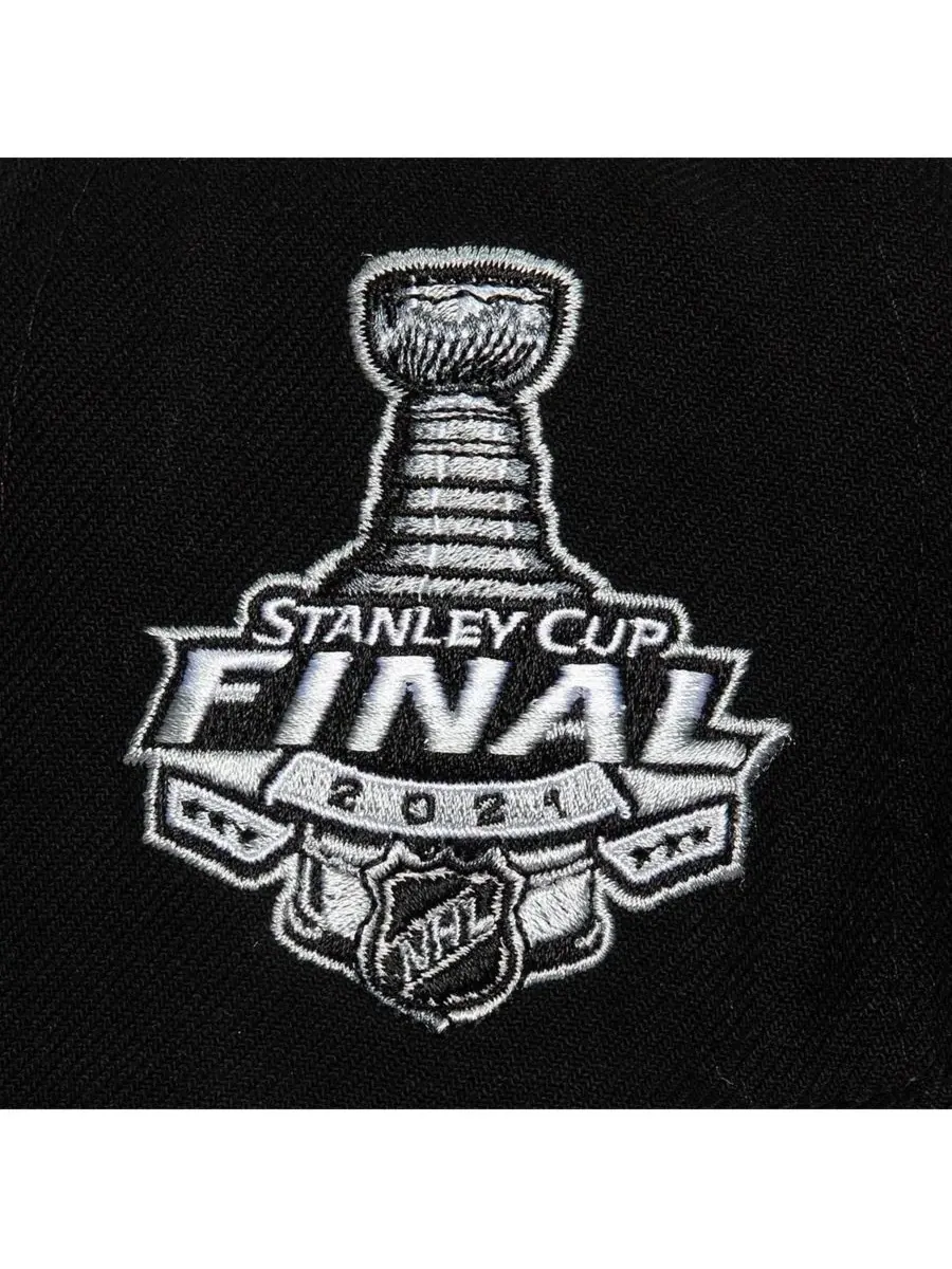 Mitchell & Ness Мужская черная кепка Tampa Bay Lightning Core Top Spot Snapback — изображение 3 из 4, черный