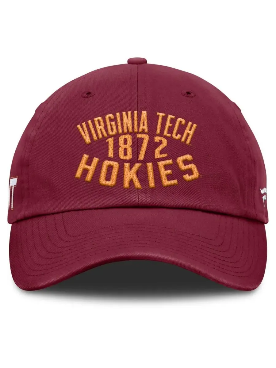 Fanatics Мужская регулируемая кепка Virginia Tech Hokies Archer бордового цвета — изображение 2 из 4, коричневый