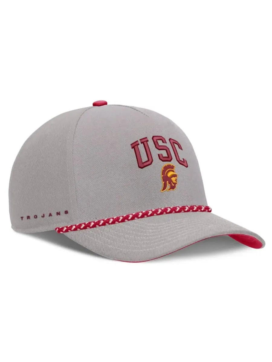 Кепка с принтом USC Trojans Rise Rope Nike — изображение 3 из 5, серый