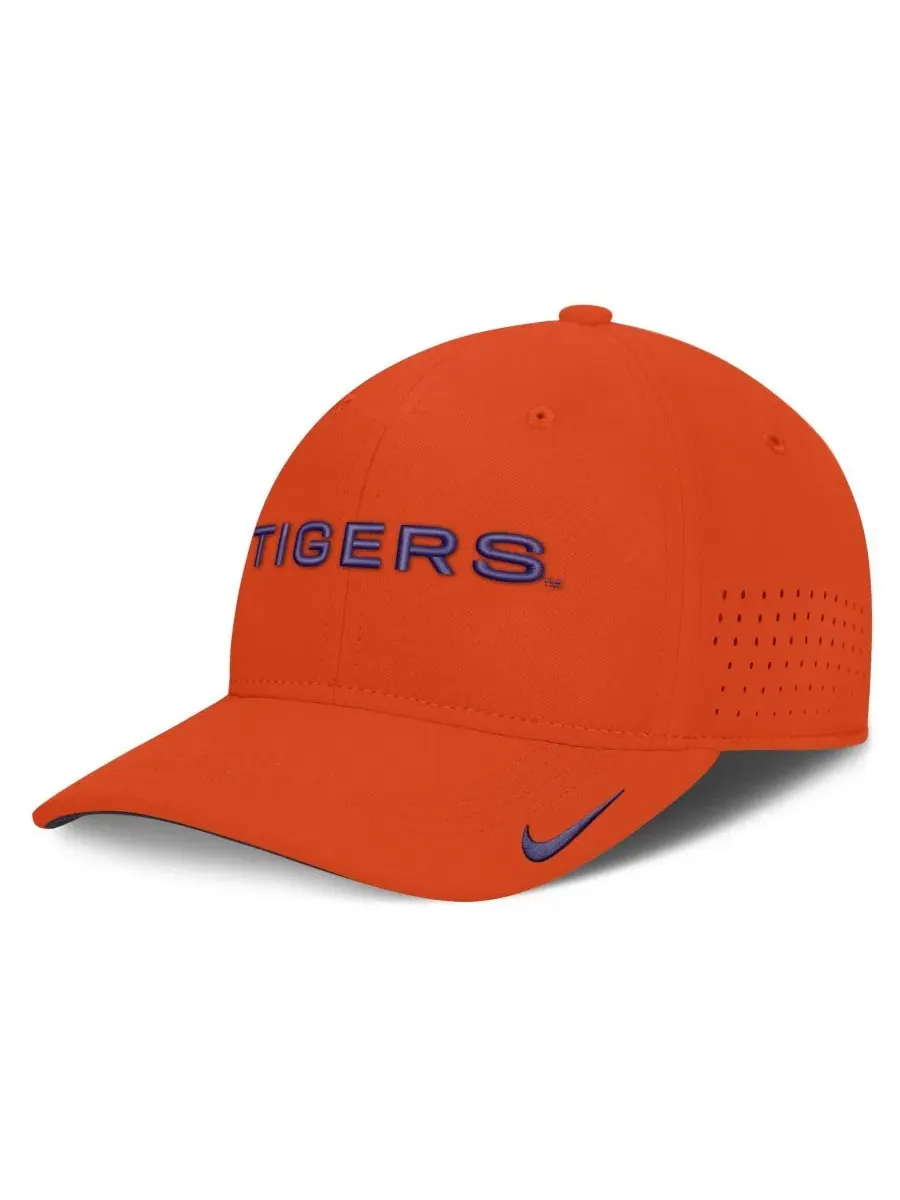 Бейсболка Nike Clemson Tigers Gameday Aerobill Swooshflex Dri-FIT — изображение 1 из 5, оранжевый