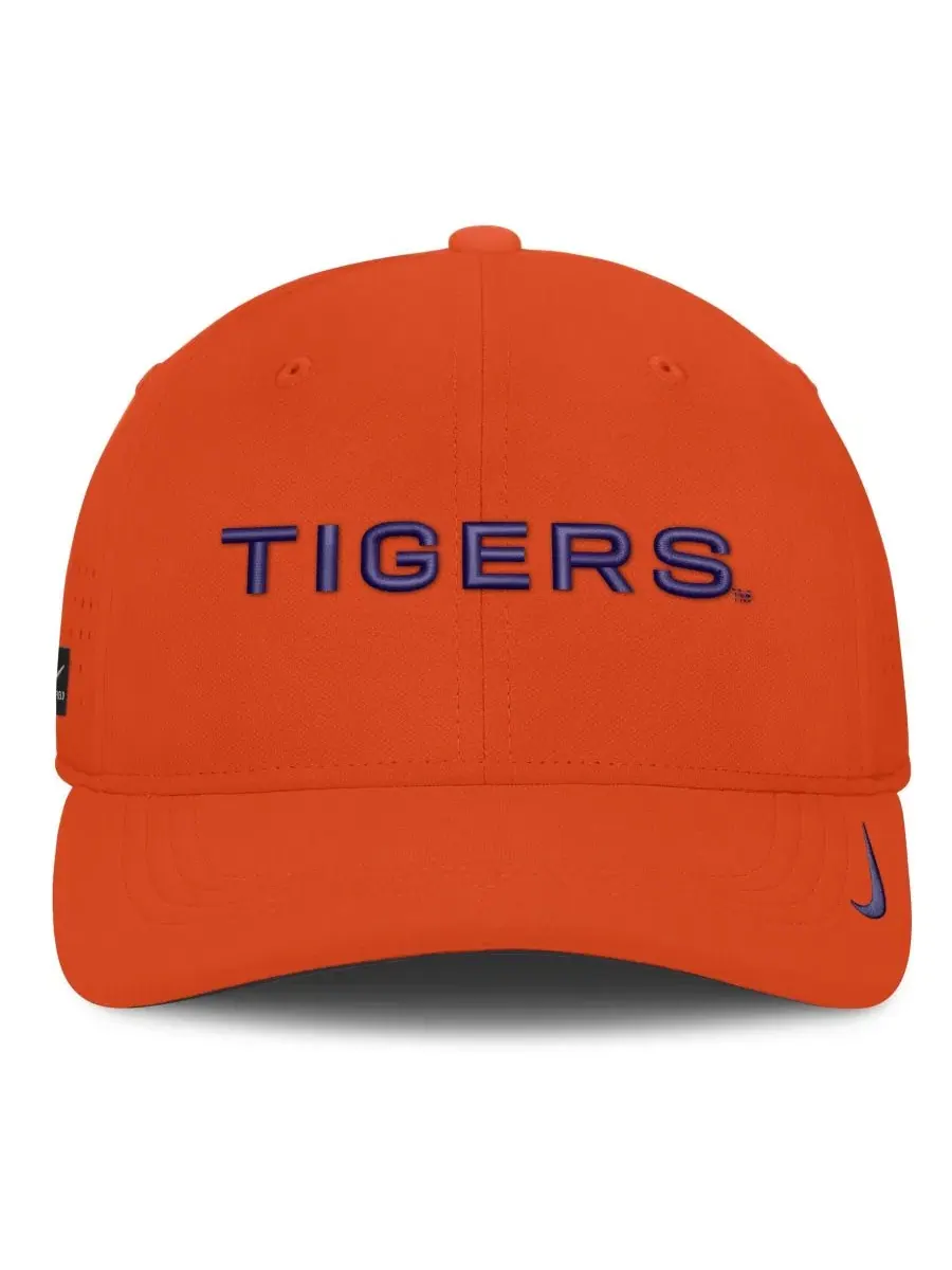 Бейсболка Nike Clemson Tigers Gameday Aerobill Swooshflex Dri-FIT — изображение 2 из 5, оранжевый
