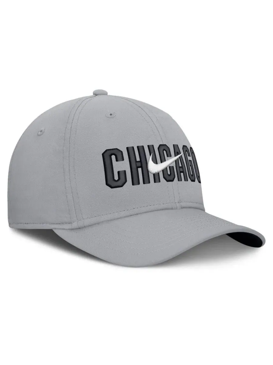 Кепка Nike с вышивкой Chicago White Sox — изображение 3 из 4, серый