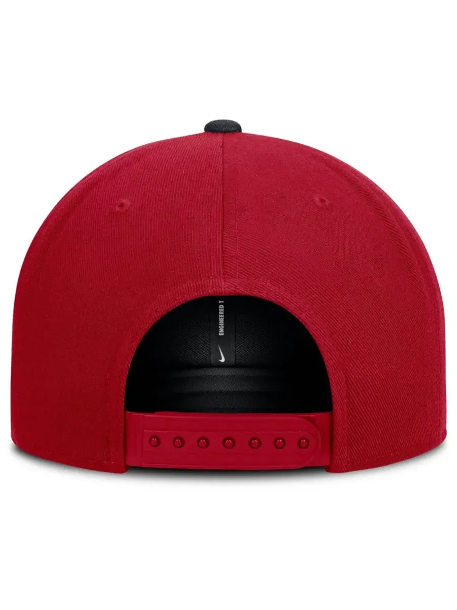 Кепка-снапбек Los Angeles Angels Primetime Pro Dri-FIT Nike — изображение 4 из 4, красный темно-синий