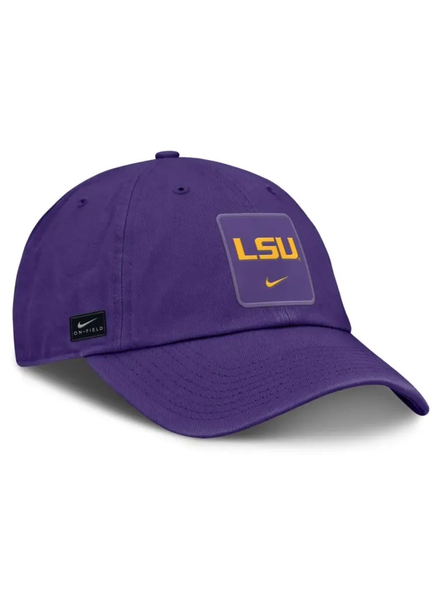 Кепка Nike с логотипом команды LSU Tigers — изображение 3 из 4, фиолетовый