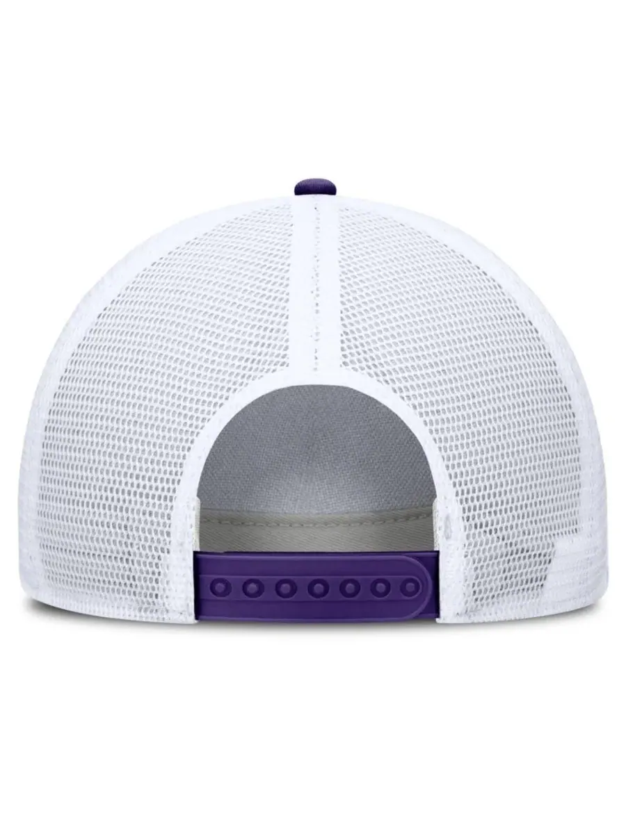 Кепка Nike LSU Tigers Country Club Golfin' Rise Trucker Adjustable Hat — изображение 4 из 5, белый белый