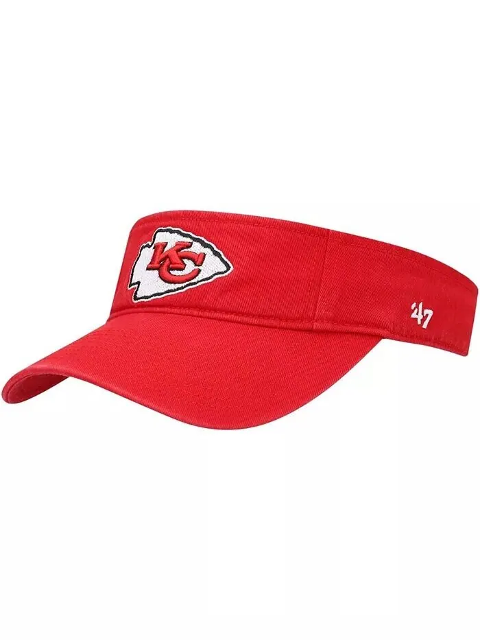 Мужской красный козырек Kansas City Chiefs Clean Up '47 Brand — изображение 1 из 2