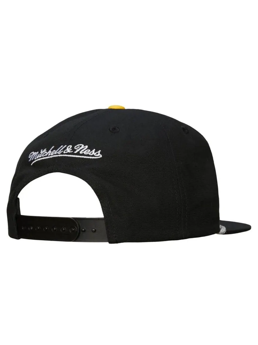 Mitchell & Ness Мужская черная кепка Los Angeles Lakers Ascend Deadstock Snapback — изображение 2 из 3, черный
