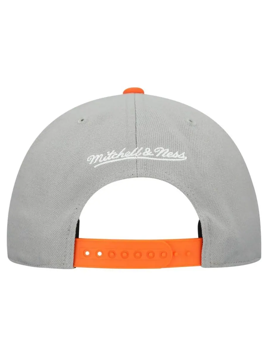 Mitchell & Ness Мужская и женская серая регулируемая бейсболка Detroit Tigers Basic Pro — изображение 2 из 4, серый