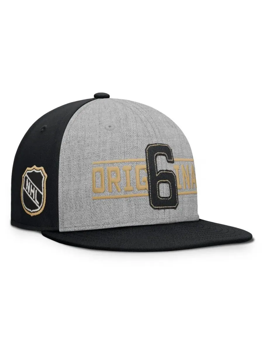 Fanatics Мужская серая оригинальная кепка-поло с регулируемой застежкой (Henley Snapback) 6 размера — изображение 1 из 3