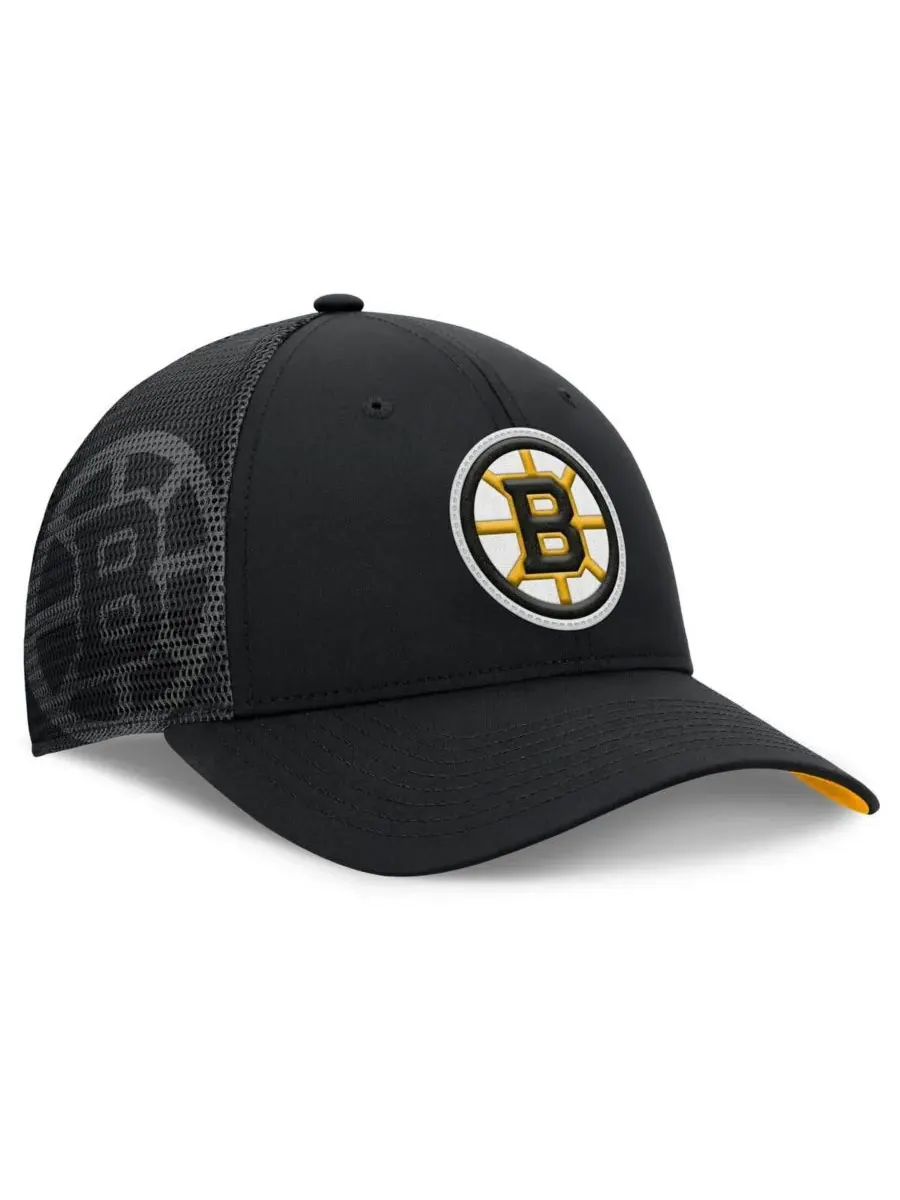 Fanatics Мужская черная бейсболка Boston Bruins Authentic Pro Home Ice Trucker с регулируемым — изображение 3 из 4, черный