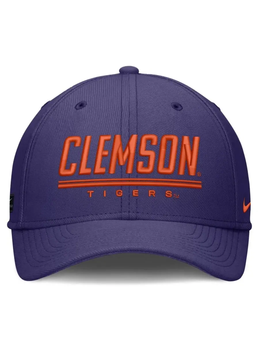 Кепка Nike с вышивкой Clemson Tigers — изображение 2 из 4, фиолетовый
