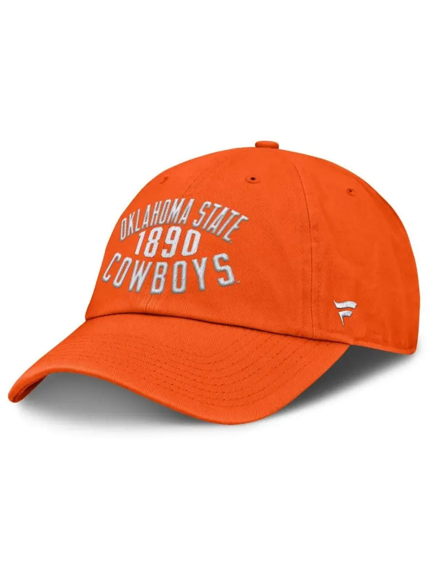 Fanatics Мужская оранжевая регулируемая кепка Oklahoma State Cowboys Archer — изображение 3 из 4, оранжевый