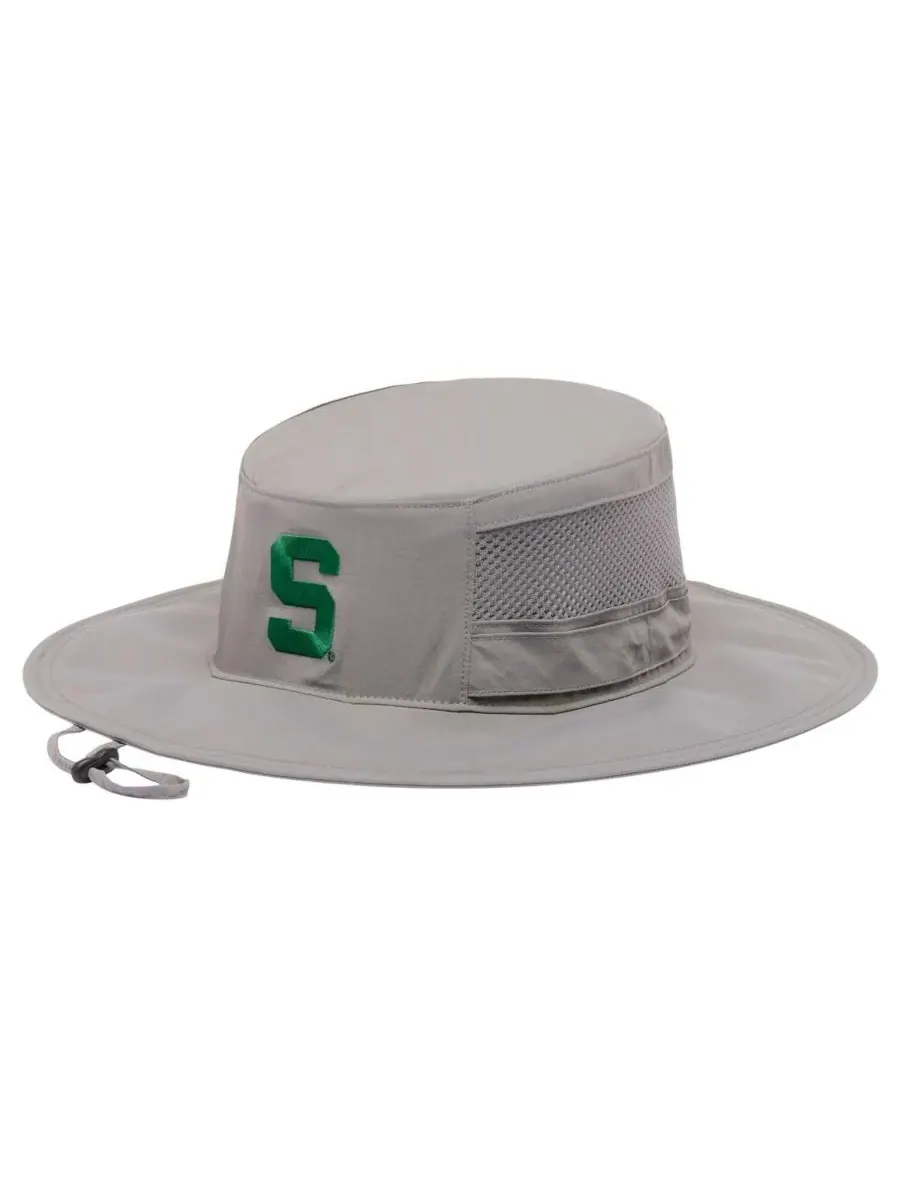 Columbia Мужская серая кепка Michigan State Spartans Bora Bora III Omni-Shade Booney Hat — изображение 1 из 2, серый
