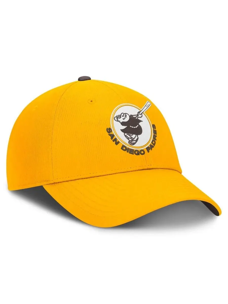 Мужская золотистая регулируемая бейсболка San Diego Padres Cooperstown Club Dri-FIT Nike — изображение 3 из 4, золото