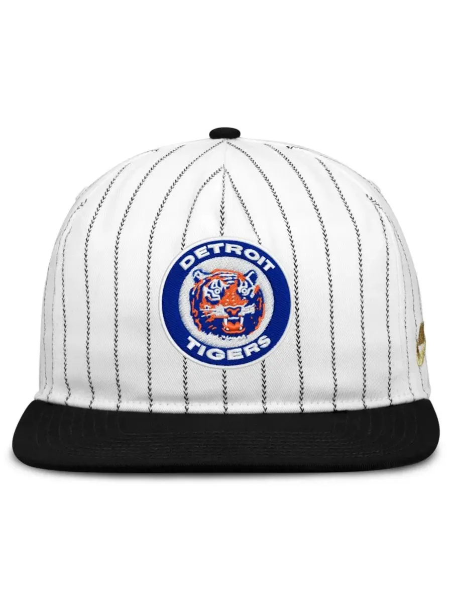 Бейсболка Nike Detroit Tigers Cooperstown Collection Pro — изображение 2 из 4, белый черный
