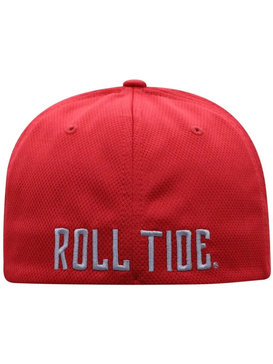 Top of the World Мужская бейсболка Crimson Alabama Crimson Tide Reflex 2.0 Flex Fit — изображение 2 из 4, красный