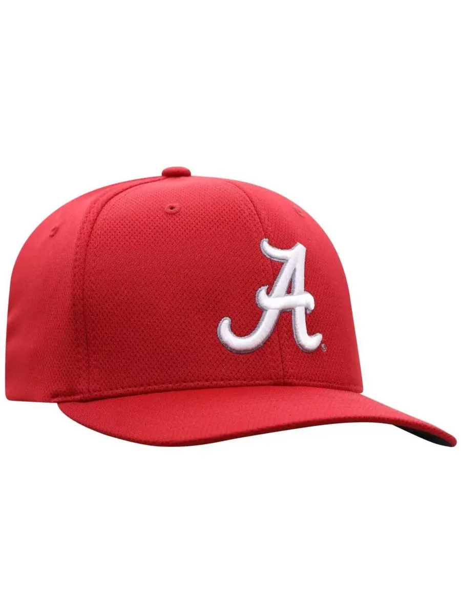 Top of the World Мужская бейсболка Crimson Alabama Crimson Tide Reflex 2.0 Flex Fit — изображение 3 из 4, красный