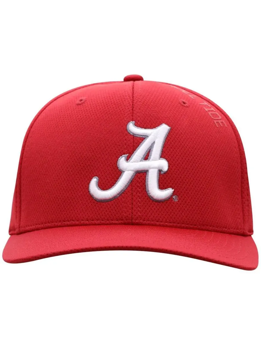 Top of the World Мужская бейсболка Crimson Alabama Crimson Tide Reflex 2.0 Flex Fit — изображение 4 из 4, красный