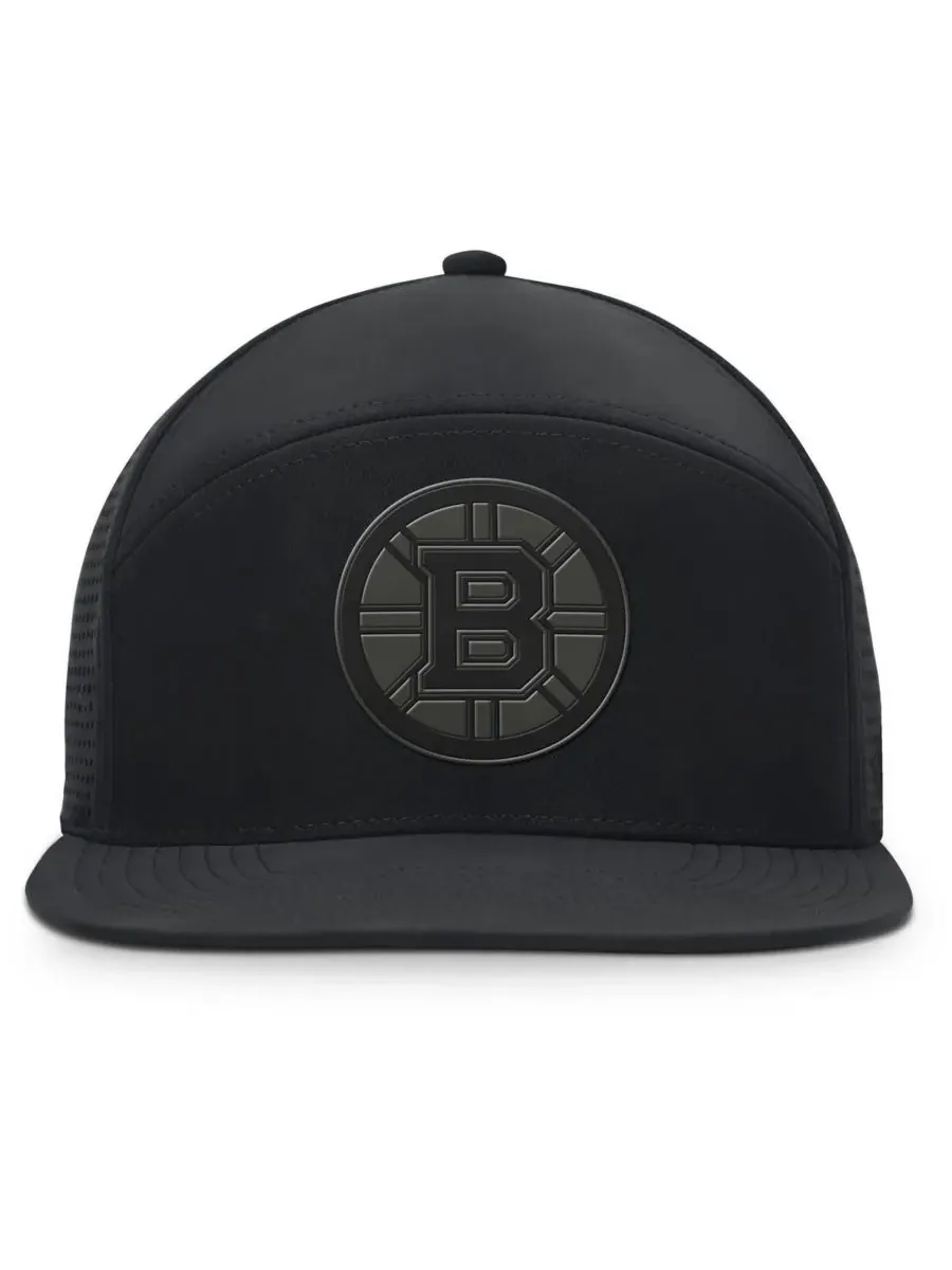 Fanatics Мужская черная регулируемая кепка Boston Bruins Front Office — изображение 3 из 4, черный