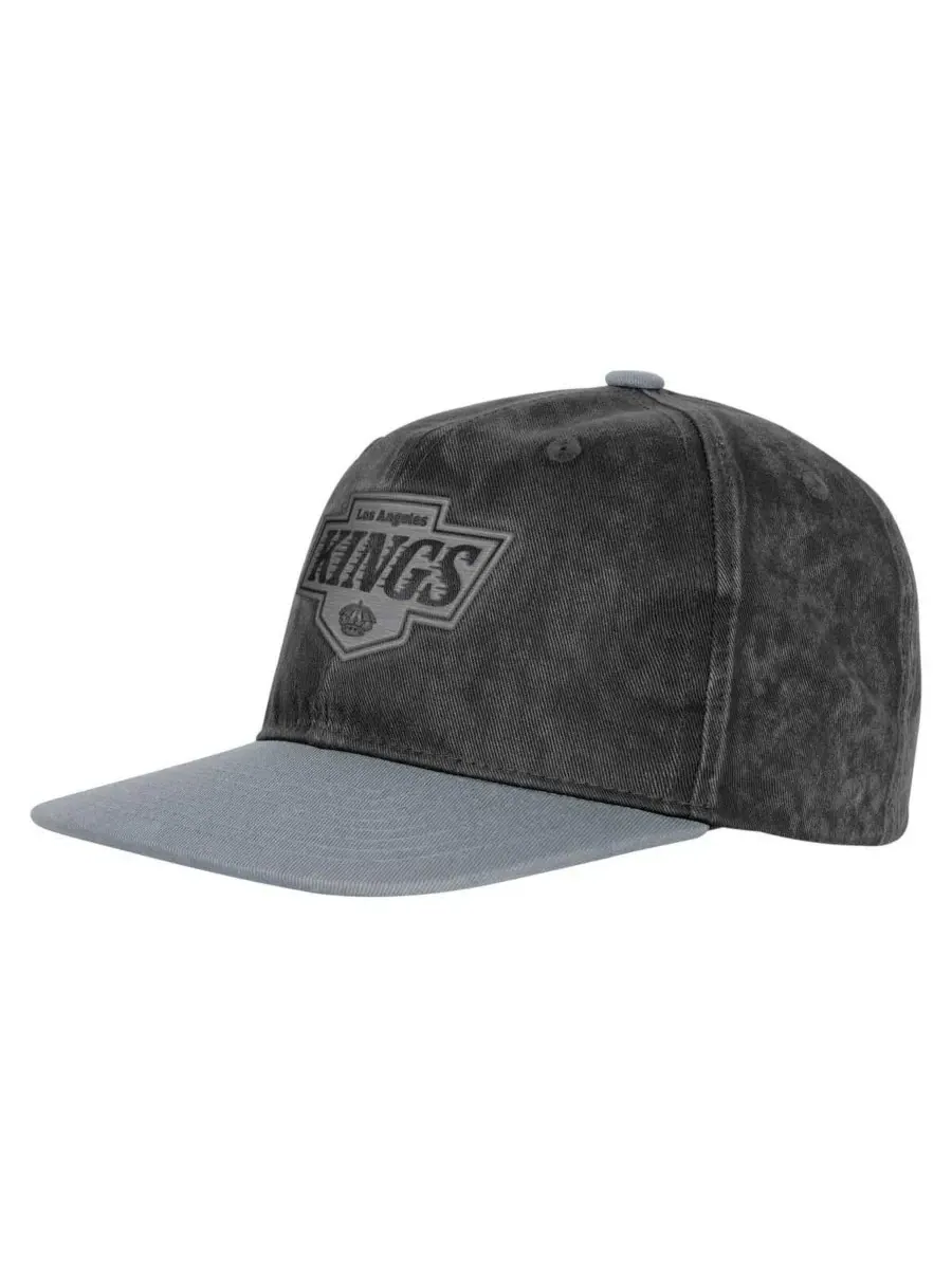 Outerstuff Детская бейсболка Los Angeles Kings в стиле ретро, черная/серебристая, регулируемая — изображение 1 из 3