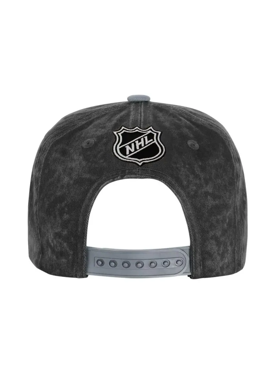 Outerstuff Детская бейсболка Los Angeles Kings в стиле ретро, черная/серебристая, регулируемая — изображение 2 из 3