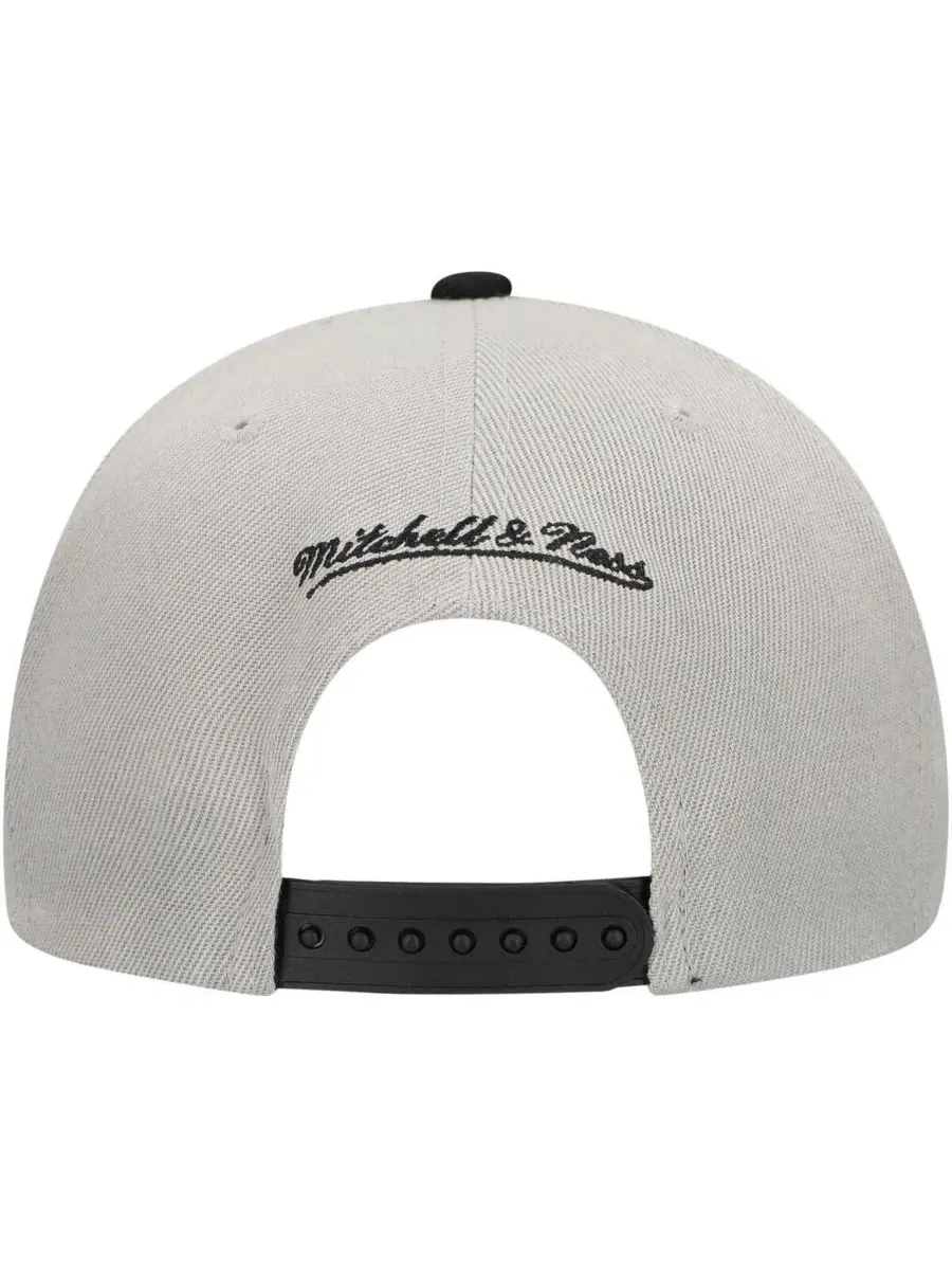 Mitchell & Ness Мужская серая бейсболка San Francisco Giants Knock Out Panel Snapback — изображение 4 из 4, серый