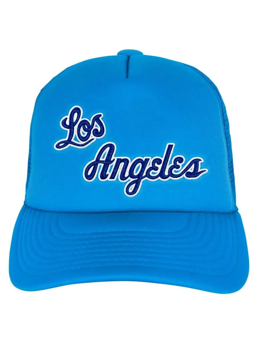 Mitchell & Ness Детская бейсболка-тракер светло-голубого цвета с регулируемым размером, с — изображение 3 из 3, светлый синий