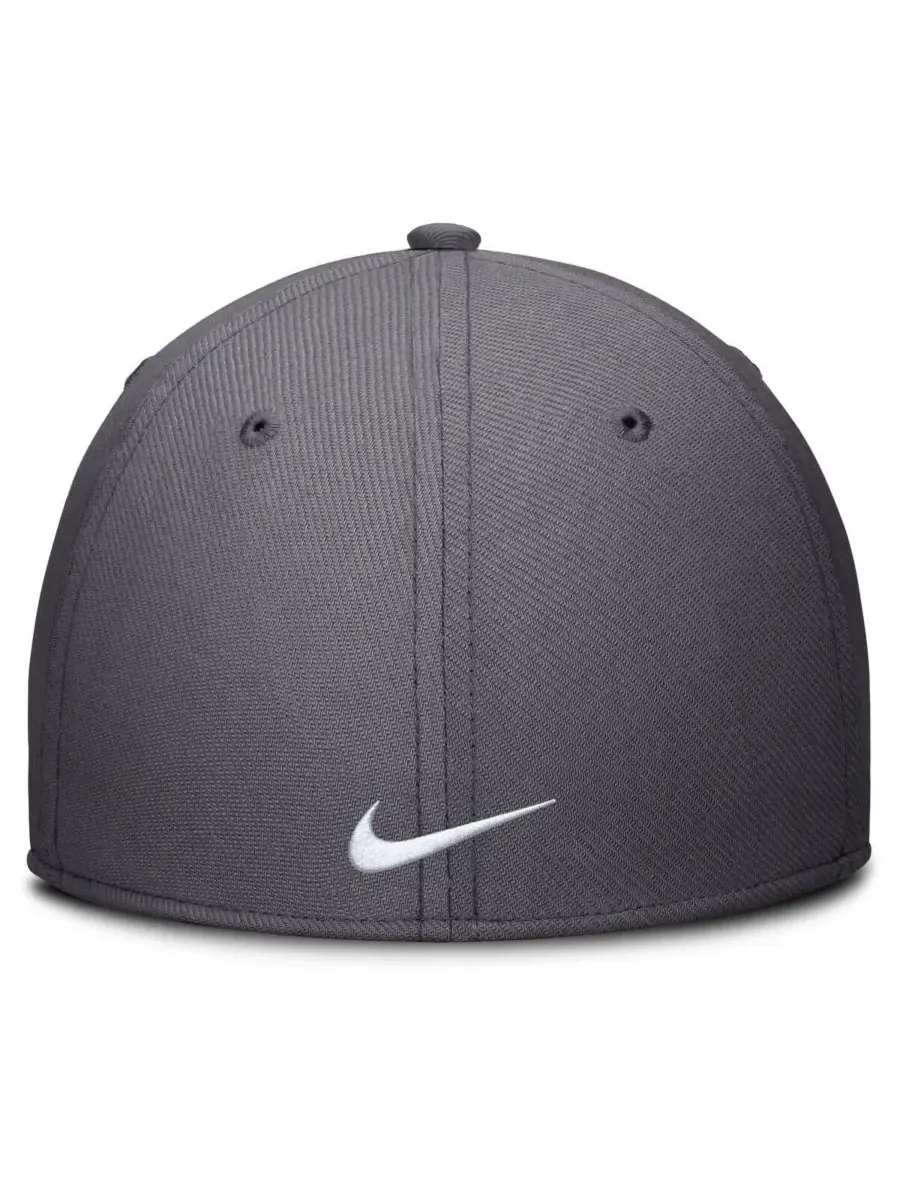 Nike Мужская бейсболка Houston Astros Swoosh Performance Flex угольного цвета — изображение 4 из 4, темно-серый
