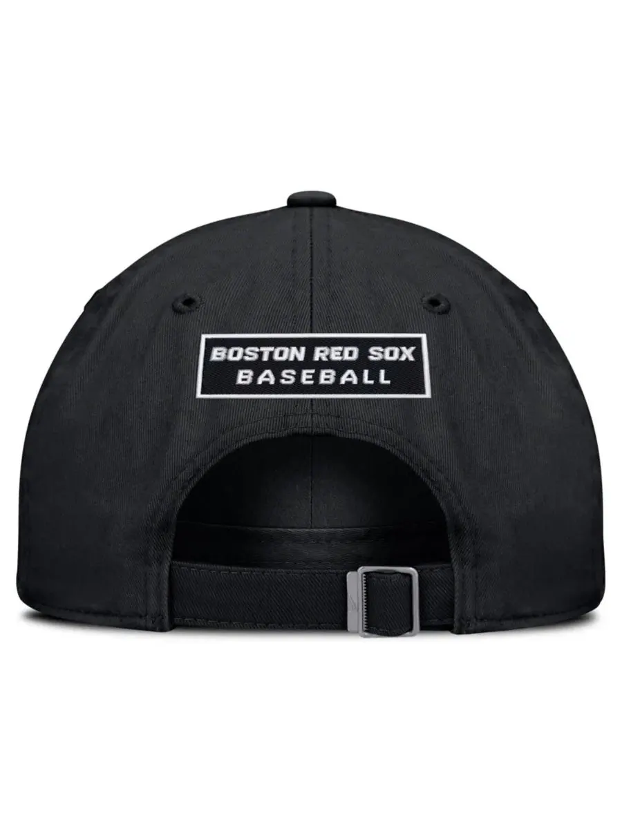 Кепка с вышивкой команды Boston Red Sox, модель Primetime Club Nike — изображение 4 из 4, черный
