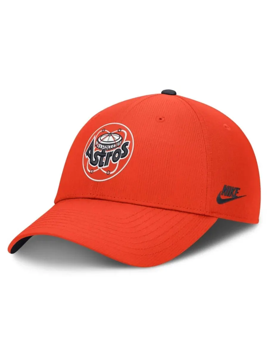Кепка с вышивкой Houston Astros Cooperstown Club Dri-FIT Nike — изображение 1 из 4, оранжевый
