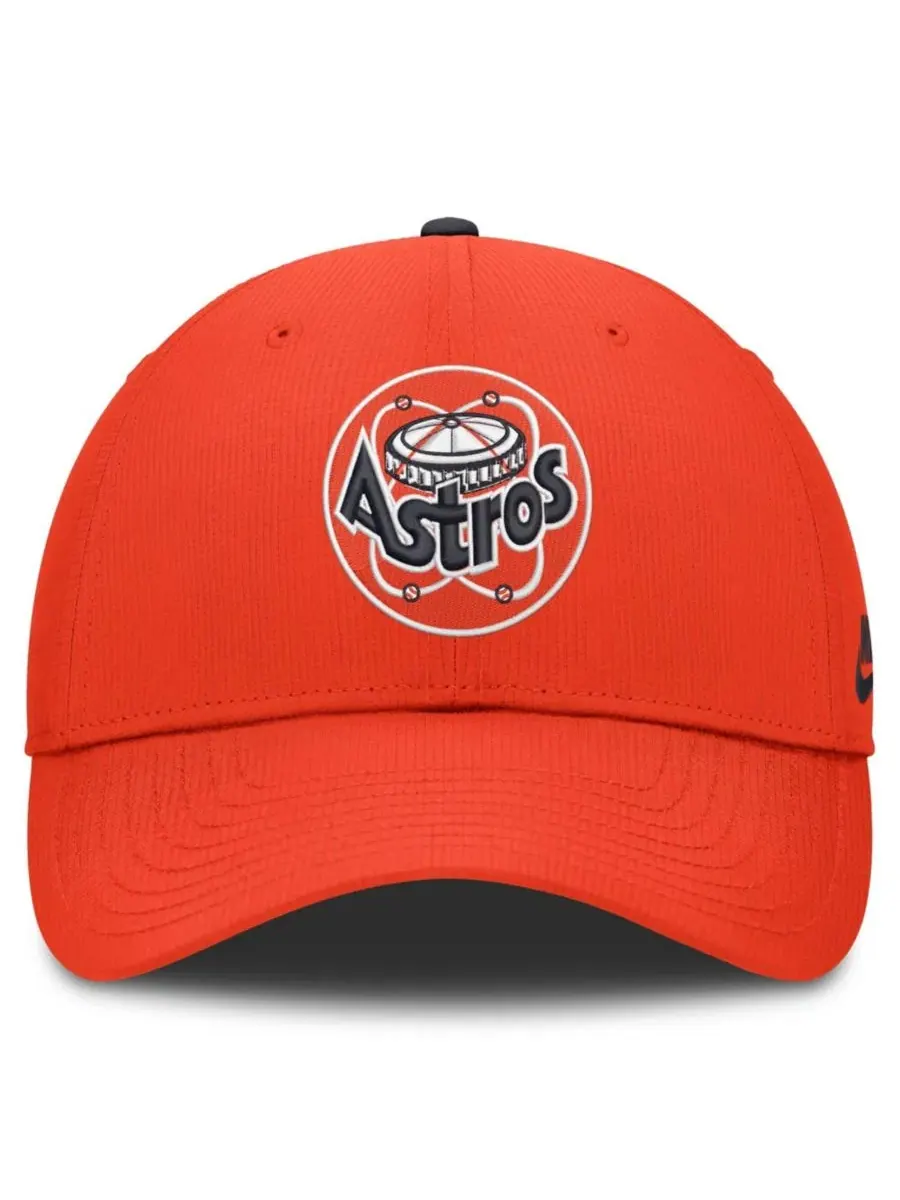 Кепка с вышивкой Houston Astros Cooperstown Club Dri-FIT Nike — изображение 2 из 4, оранжевый