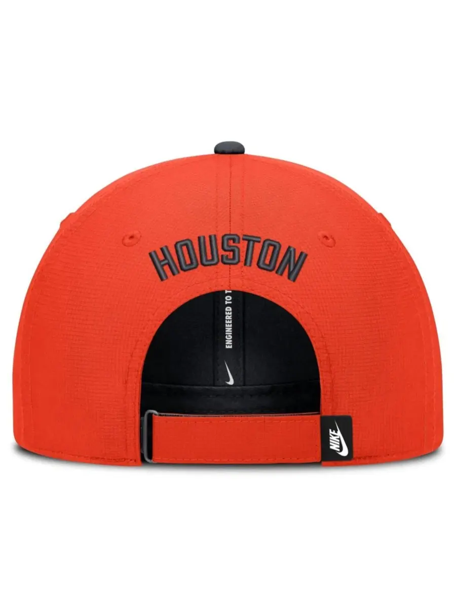 Кепка с вышивкой Houston Astros Cooperstown Club Dri-FIT Nike — изображение 4 из 4, оранжевый