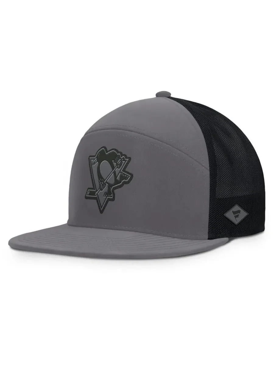 Fanatics Мужская кепка Pittsburgh Penguins Fairweather с регулируемой высотой — изображение 1 из 5, темно-серый