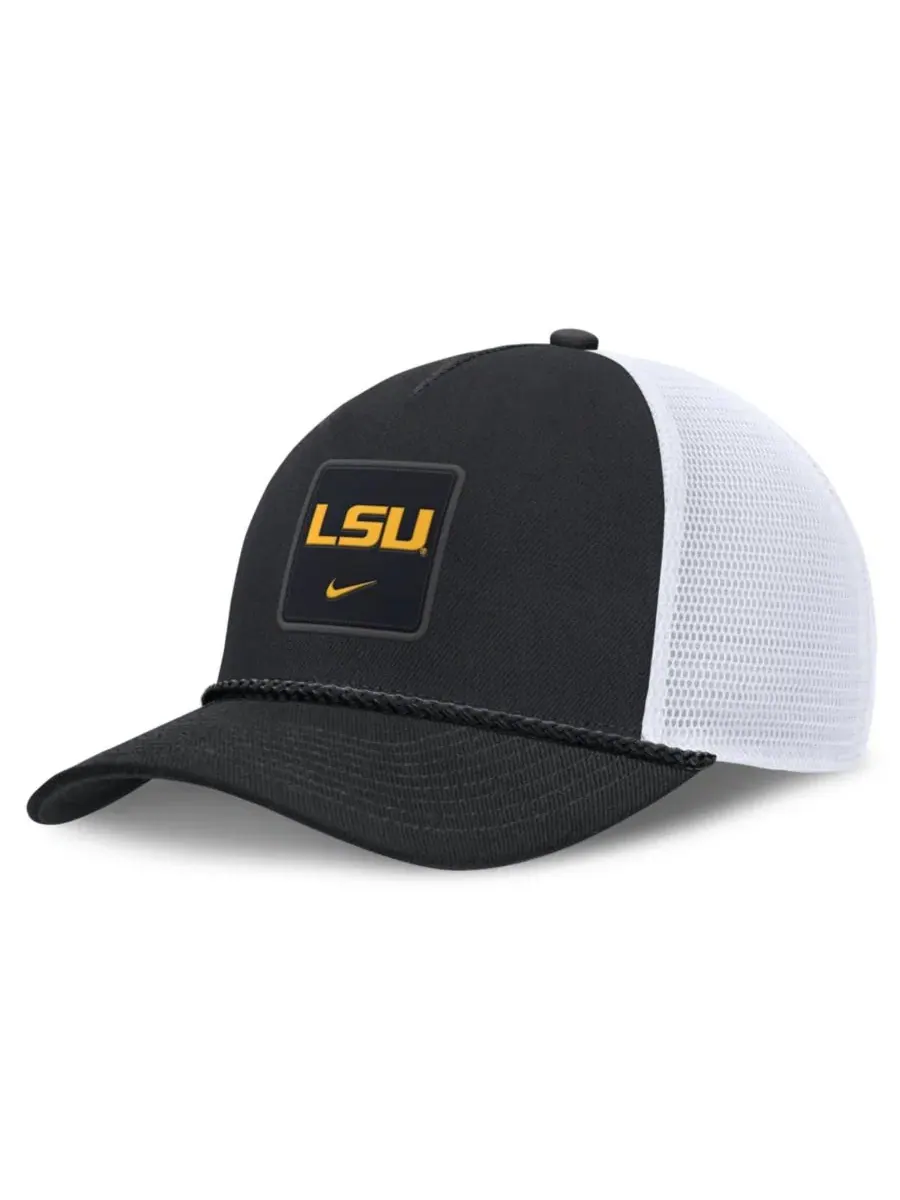 Кепка-тракер Nike с эмблемой LSU Tigers — изображение 1 из 4, черный