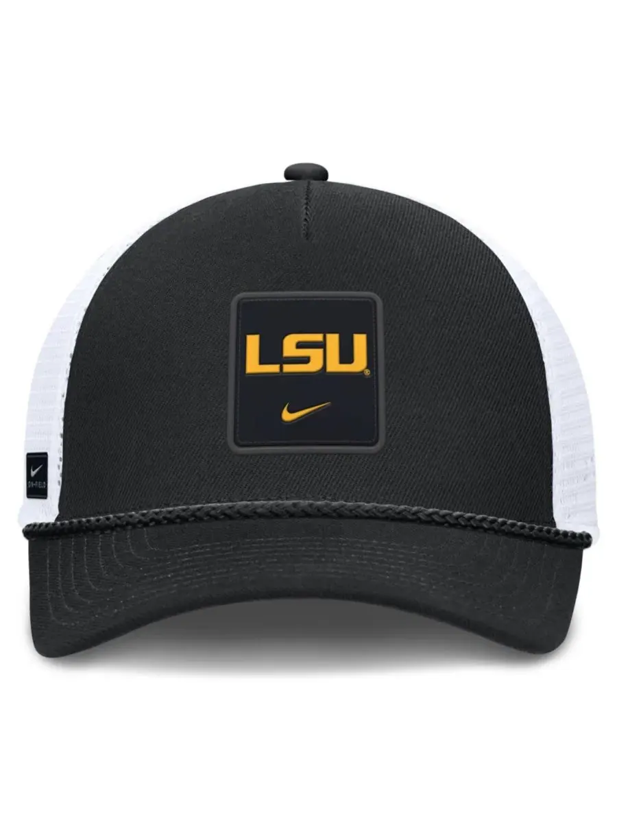 Кепка-тракер Nike с эмблемой LSU Tigers — изображение 4 из 4, черный